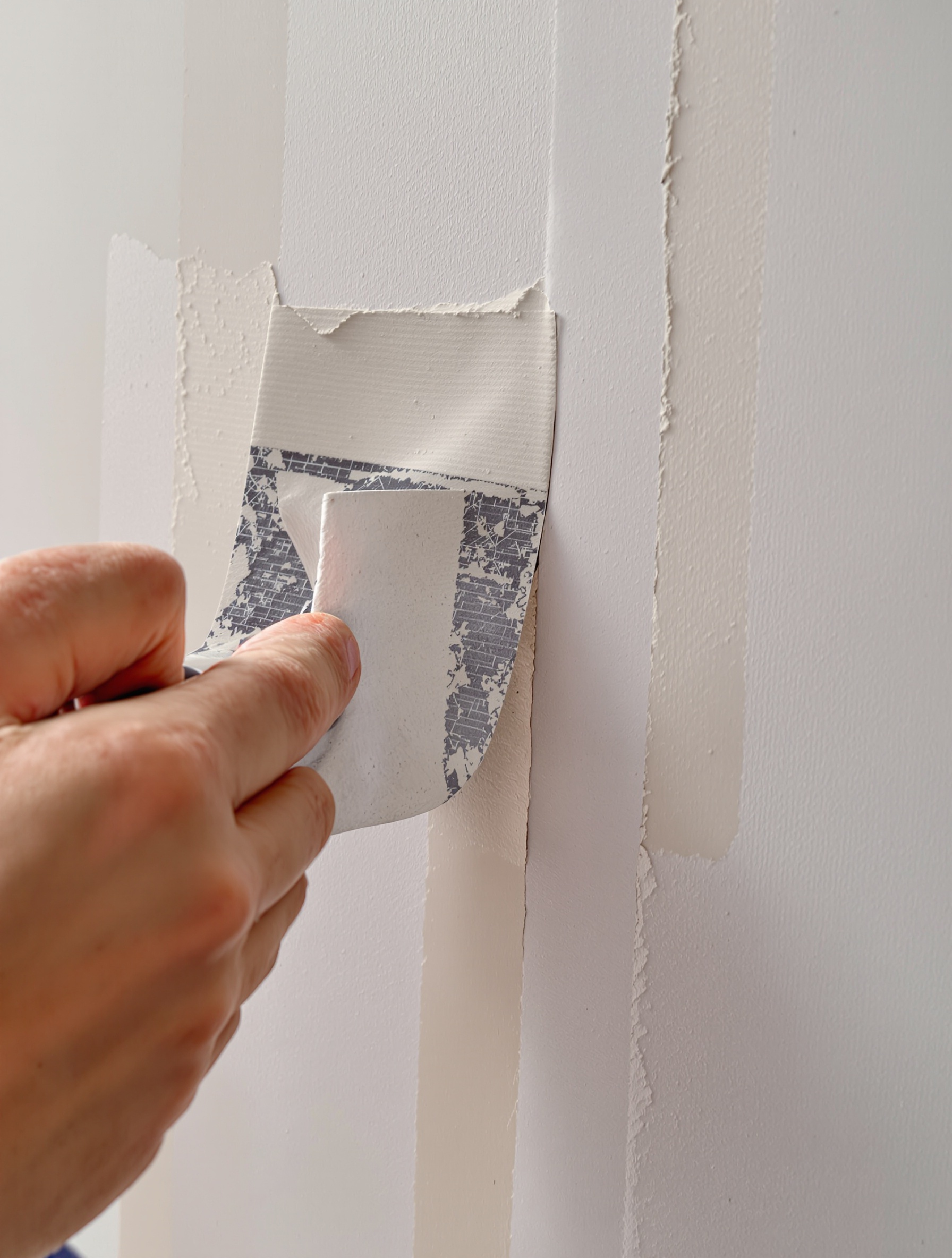 Application bande à joint papier jointure placoplatre spatule chantier
