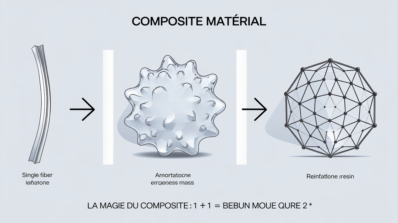 La magie du composite : synergie entre fibre et résine