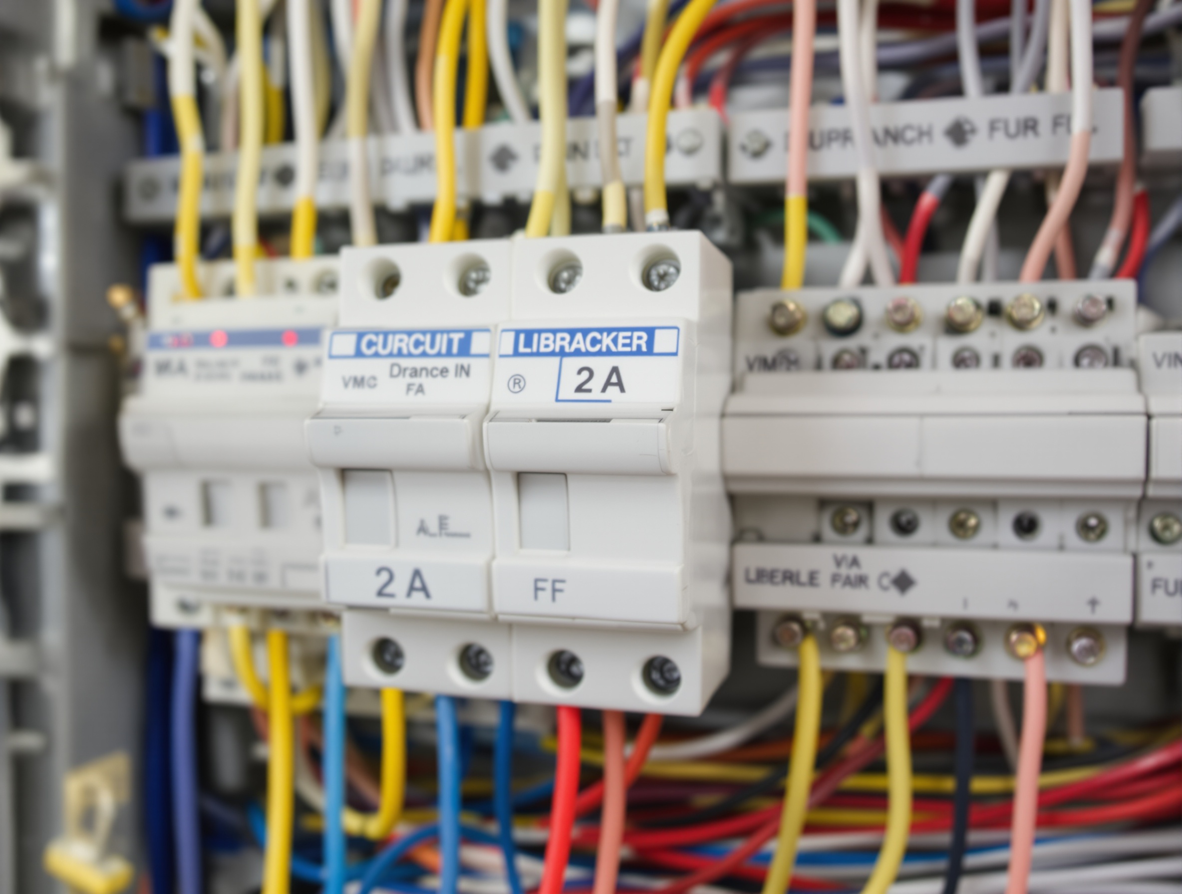 Tableau électrique avec disjoncteur 2A pour VMC